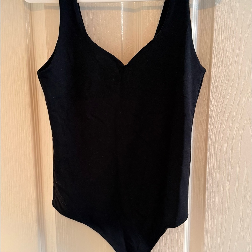 Abercrombie & Fitch Black Soft Collection Top Sweetheart neckline